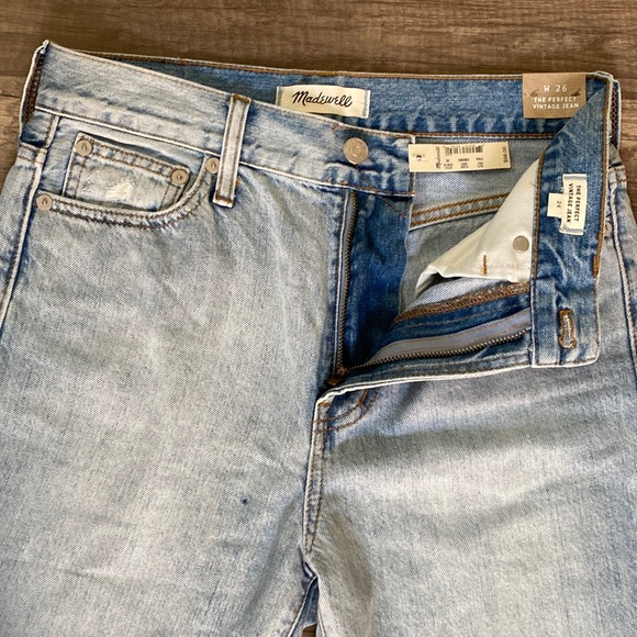 Madewell The Perfect Vintage Jean in Fitzgerald Wash size 26 - Picture 8 of 16